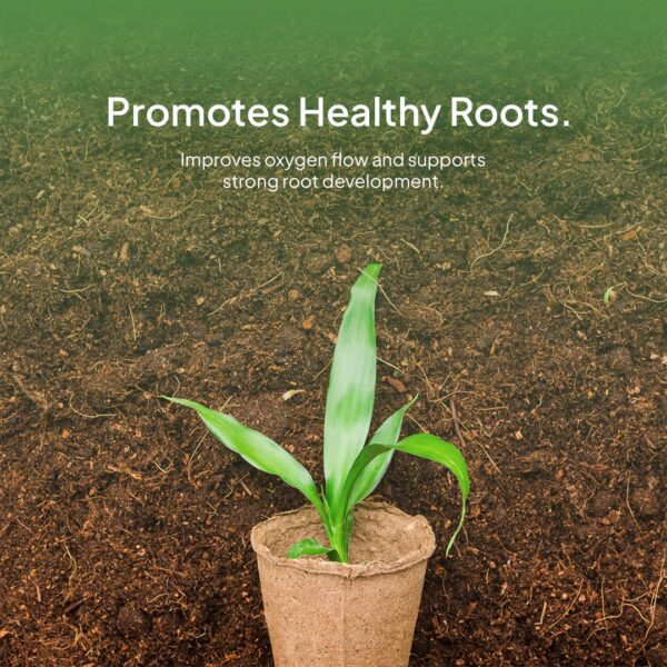 Eco-friendly, low in dust and salts (EC), this cocopeat is pre-washed and ready for immediate use.